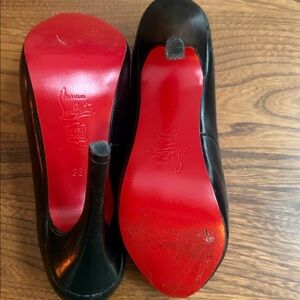 Black Heels with Red Soles